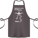 Perfectly Good Aircraft Skydiving Skydiver Cotton Apron 100% Organic Dark Grey