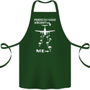 Perfectly Good Aircraft Skydiving Skydiver Cotton Apron 100% Organic Forest Green