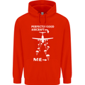 Perfectly Good Aircraft Skydiving Skydiver Mens 80% Cotton Hoodie Bright Red
