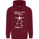 Perfectly Good Aircraft Skydiving Skydiver Mens 80% Cotton Hoodie Maroon