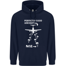 Perfectly Good Aircraft Skydiving Skydiver Mens 80% Cotton Hoodie Navy Blue