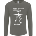 Perfectly Good Aircraft Skydiving Skydiver Mens Long Sleeve T-Shirt Charcoal