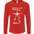 Perfectly Good Aircraft Skydiving Skydiver Mens Long Sleeve T-Shirt Red