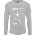 Perfectly Good Aircraft Skydiving Skydiver Mens Long Sleeve T-Shirt Sports Grey