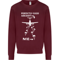 Perfectly Good Aircraft Skydiving Skydiver Mens Sweatshirt Jumper Maroon