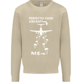 Perfectly Good Aircraft Skydiving Skydiver Mens Sweatshirt Jumper Sand