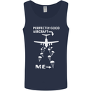 Perfectly Good Aircraft Skydiving Skydiver Mens Vest Tank Top Navy Blue