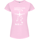 Perfectly Good Aircraft Skydiving Skydiver Womens Petite Cut T-Shirt Light Pink
