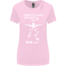 Perfectly Good Aircraft Skydiving Skydiver Womens Wider Cut T-Shirt Light Pink