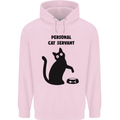 Personal Cat Servant Funny Pet Childrens Kids Hoodie Light Pink