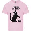 Personal Cat Servant Funny Pet Kids T-Shirt Childrens Light Pink
