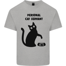 Personal Cat Servant Funny Pet Kids T-Shirt Childrens Sports Grey