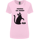 Personal Cat Servant Funny Pet Womens Wider Cut T-Shirt Light Pink