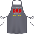 Personalised This Awesome Dad Belongs to Cotton Apron 100% Organic Steel