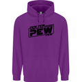 Pew Pew Pew Funny SCI-FI Movie Lightsaber Childrens Kids Hoodie Purple