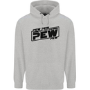 Pew Pew Pew Funny SCI-FI Movie Lightsaber Childrens Kids Hoodie Sports Grey