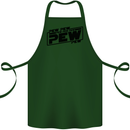 Pew Pew Pew Funny SCI-FI Movie Lightsaber Cotton Apron 100% Organic Forest Green