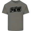 Pew Pew Pew Funny SCI-FI Movie Lightsaber Kids T-Shirt Childrens Charcoal