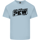 Pew Pew Pew Funny SCI-FI Movie Lightsaber Kids T-Shirt Childrens Light Blue