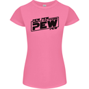 Pew Pew Pew Funny SCI-FI Movie Lightsaber Womens Petite Cut T-Shirt Azalea
