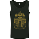 Pharaoh Skull Ancient Egypt Mens Vest Tank Top Black