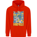 Pharmacist Chemist Design Childrens Kids Hoodie Bright Red