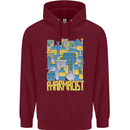 Pharmacist Chemist Design Childrens Kids Hoodie Maroon