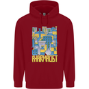 Pharmacist Chemist Design Childrens Kids Hoodie Red