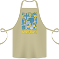 Pharmacist Chemist Design Cotton Apron 100% Organic Khaki