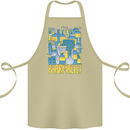 Pharmacist Chemist Design Cotton Apron 100% Organic Khaki