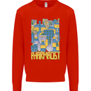 Pharmacist Chemist Design Kids Sweatshirt Jumper Bright Red