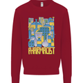 Pharmacist Chemist Design Kids Sweatshirt Jumper Red