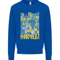 Pharmacist Chemist Design Kids Sweatshirt Jumper Royal Blue