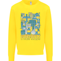 Pharmacist Chemist Design Kids Sweatshirt Jumper Yellow