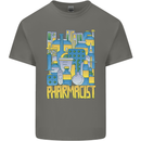 Pharmacist Chemist Design Kids T-Shirt Childrens Charcoal