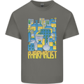 Pharmacist Chemist Design Mens Cotton T-Shirt Tee Top Charcoal