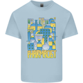 Pharmacist Chemist Design Mens Cotton T-Shirt Tee Top Light Blue