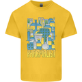 Pharmacist Chemist Design Mens Cotton T-Shirt Tee Top Yellow