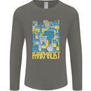 Pharmacist Chemist Design Mens Long Sleeve T-Shirt Charcoal