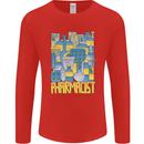 Pharmacist Chemist Design Mens Long Sleeve T-Shirt Red
