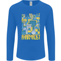 Pharmacist Chemist Design Mens Long Sleeve T-Shirt Royal Blue