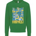 Pharmacist Chemist Design Mens Sweatshirt Jumper Irish Green