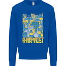 Pharmacist Chemist Design Mens Sweatshirt Jumper Royal Blue