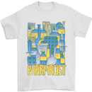 Pharmacist Chemist Design Mens T-Shirt 100% Cotton White