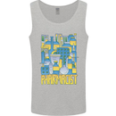 Pharmacist Chemist Design Mens Vest Tank Top Sports Grey