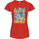 Pharmacist Chemist Design Womens Petite Cut T-Shirt Red