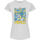 Pharmacist Chemist Design Womens Petite Cut T-Shirt White