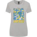 Pharmacist Chemist Design Womens Wider Cut T-Shirt Sports Grey