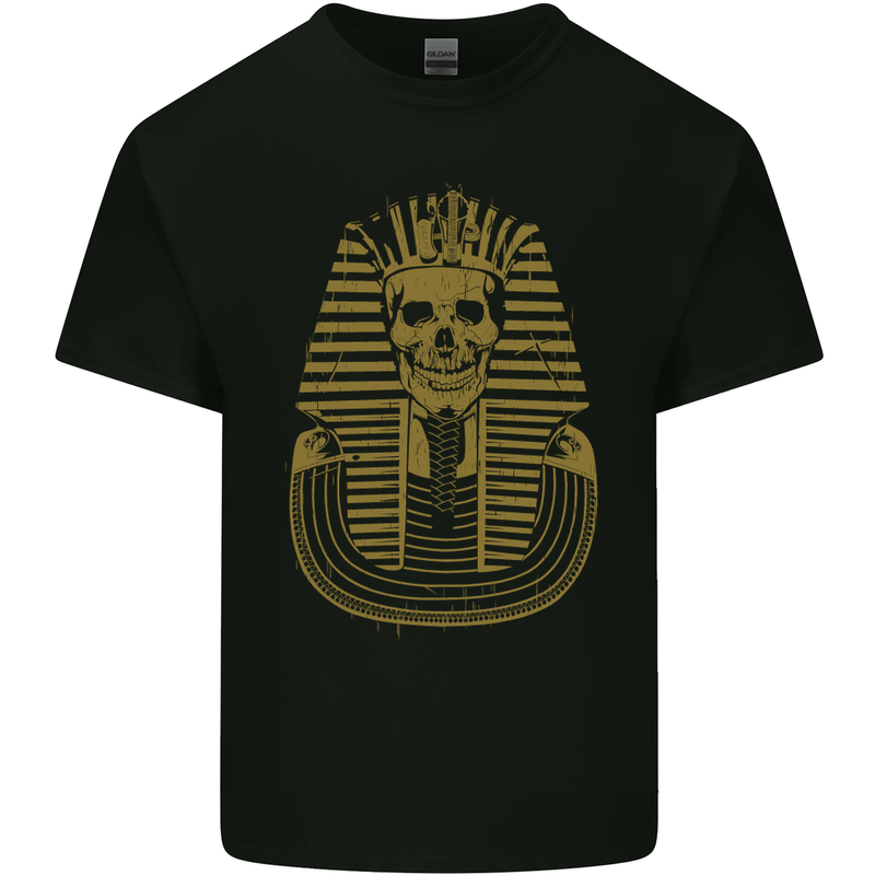 Pharo Skull Ancient Egypt Mens Cotton T-Shirt Tee Top Black