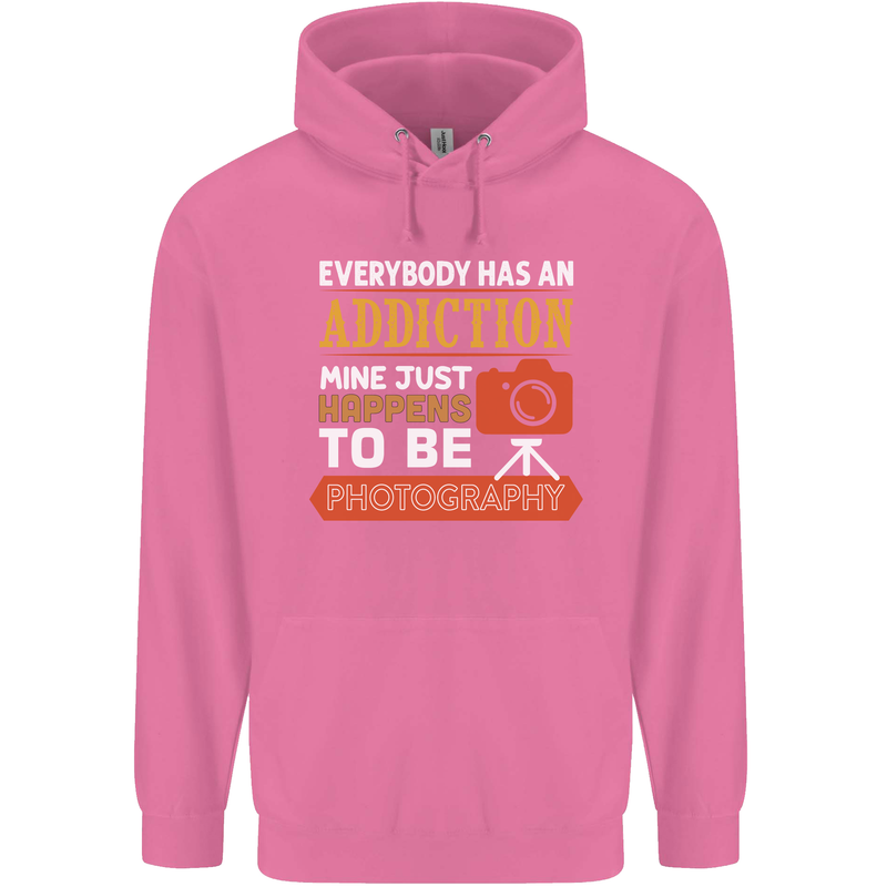 Photography Addiction Funny Photographer Childrens Kids Hoodie Azalea